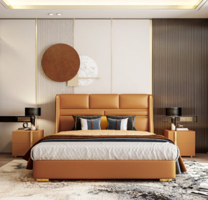 Tweepersoonsbed Slaapkamer Bed Luxe Meubels Dubbele Hotelfaciliteit 180x200