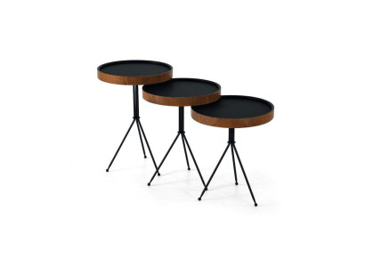 Stel 3x salontafel bijzettafel ontwerper woonkamertafel tafel