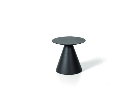 Moderne bijzettafel salontafel zwarte kleur houten meubels