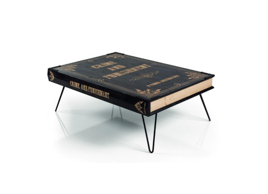 Ontwerper salontafel woonkamer meubels Zwarte loft boek luxe tafel