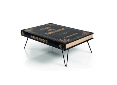 Ontwerper salontafel woonkamer meubels Zwarte loft boek luxe tafel