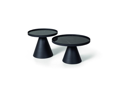 Salontafels Designer Woonkamer Roestvrijstalen Meubels Tafel Zwarte Set van 2