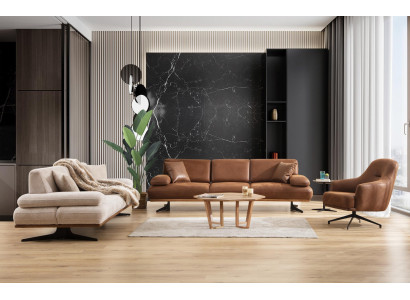 Sofa set Bankstel Moderne vierzitsbank Driepersoonsbank Woonkamerfauteuil Nieuw