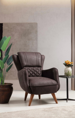 Luxe meubels woonkamer fauteuil gestoffeerde zitting modern design gestoffeerde fauteuil