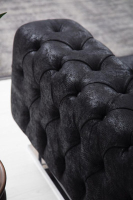 Woonkamerset 2x driezitsbank Chesterfield bank ontwerp fauteuil luxe meubels  Woonkamerset met 2 driezitsbanken, Chesterfield bank, ontwerp fauteuil en luxe meubels