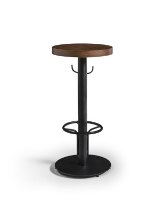 Bartafel Rond Staande Tafel Modern Hout Bruin Meubels Nieuw Luxe Ontwerp