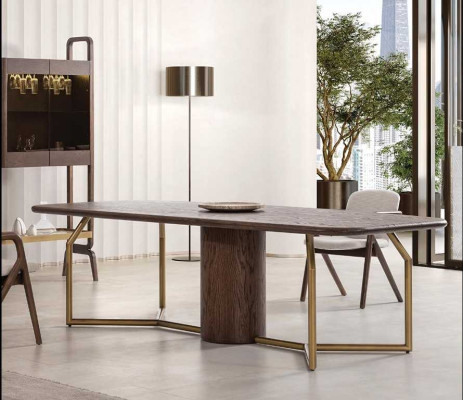 Luxe villa meubilair Eetkamerset Eettafel 4x stoel Dressoir 7 dlg