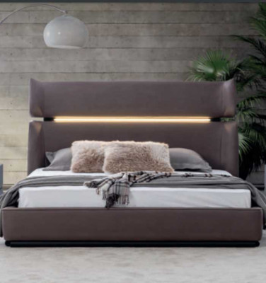 Slaapkamer Luxe Bed Moderne stijlvolle Moderne Bed grijs 180x200