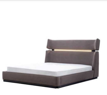 Slaapkamer Luxe Bed Moderne stijlvolle Moderne Bed grijs 180x200