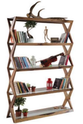 Boekenplank Modern Houten Kast Kast Kantoor Designer Inrichting Planken
