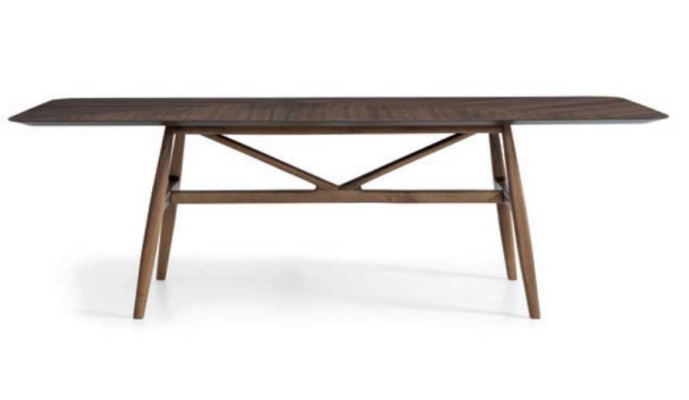 Modern 6-delige eetkamerset tafel 4x stoelen met dressoir eetkamergroep