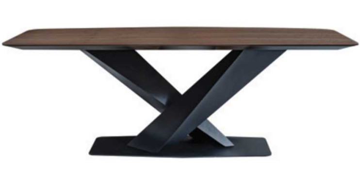 Luxe set voor eetkamer 5-delig tafel 4x stoelen met dressoir Tafels hout