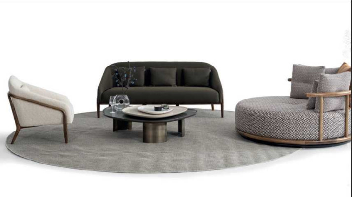 Ontwerpen woonkamer set 3+3+1 bankstel luxe moderne meubels
