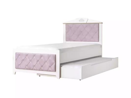 Kinderkamer Compleet Chesterfield Kindermeubels Bed Hout Roze Set 8-delig