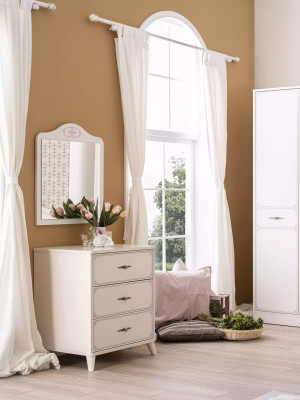 Sideboard Commode Kast Hout Ladenkast Slaapkamer Design Wit Luxe