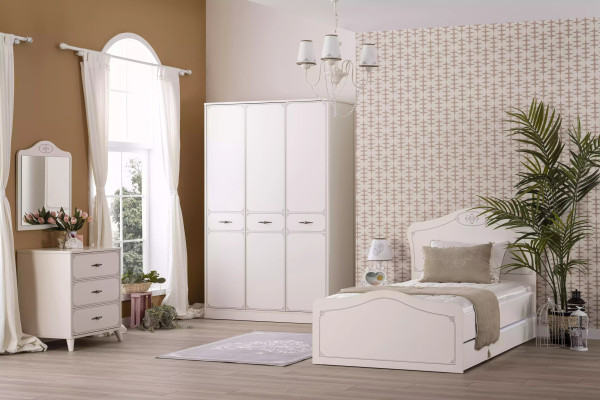 Sideboard Commode Kast Hout Ladenkast Slaapkamer Design Wit Luxe
