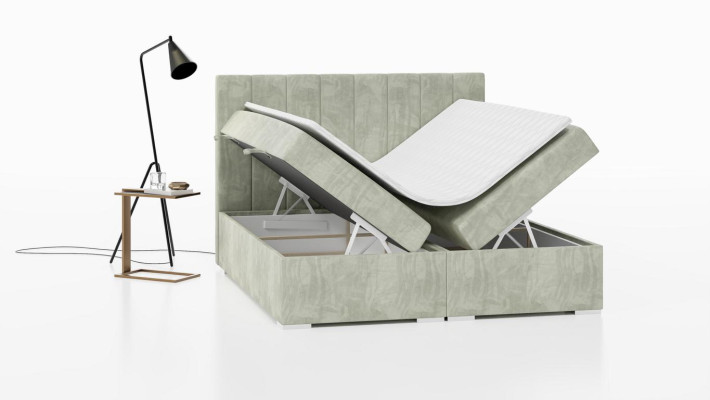 Luxe bed gestoffeerde meubels slaapkamer boxspringbed design tweepersoonsbed nieuw