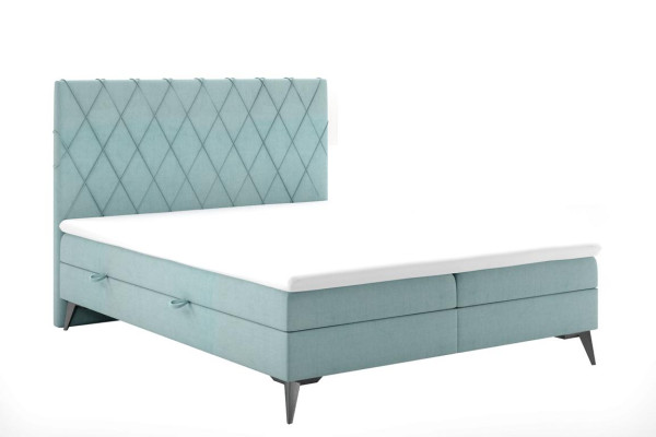Slaapkamer Bed Luxe Meubels Bekleding Stof Modern Ontwerp Boxspringbed