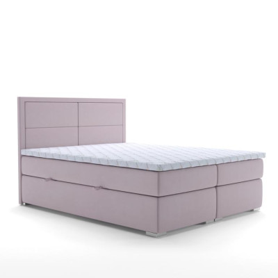 Luxe slaapkamer bed dubbel gestoffeerd modern design meubilair boxspringbed