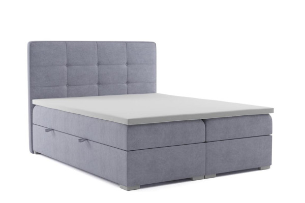 Bed slaapkamer luxe textiel meubels gestoffeerde meubels stijl boxspringbed