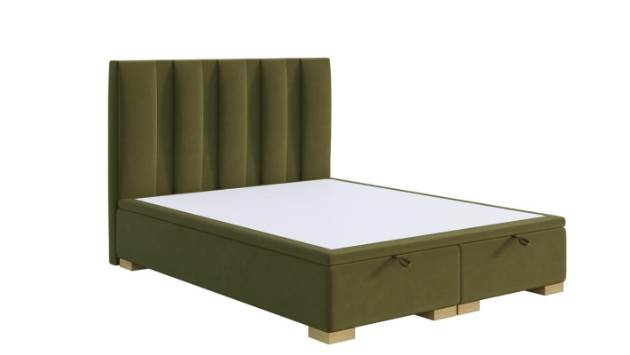 Slaapkamer Bed Tweepersoonsbed Modern Designer Meubels Groen Boxspring