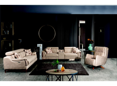 Woonkamerset 3-delig Luxe Bankstel Driepersoons Bank Bank Modern Meubilair  Woonkamerset 3-delig, luxe bankstel, driezitsbank, bank, modern meubilair