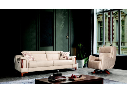 Sofa set woonkamer set éénpersoons modern drienpersoons bank bank nieuw