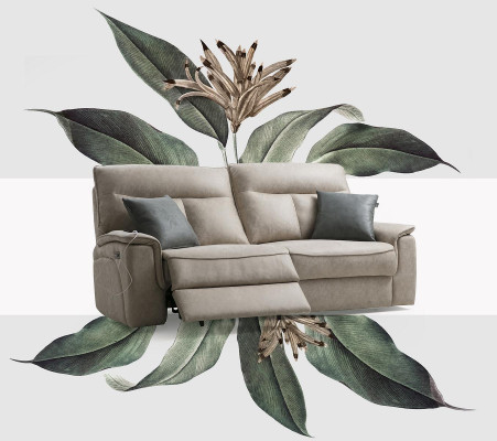 Compleet set 2-delige driezitsbank bankstel modern design woonkamer