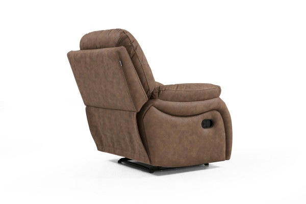 Woonkamer relax fauteuil luxe modern design zitmeubilair bekleding textiel