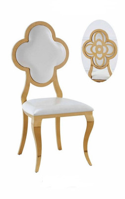 Ontwerpstoel stofstoelen roestvrijstalen leunstoel gestoffeerde luxe fauteuil
