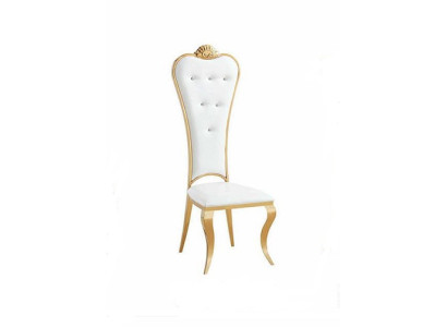 Stoel Armstoel Bekleding Hout Klassieke Stoelen Luxe Roestvrijstalen Fauteuil