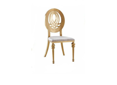Stoel 1x Eetkamerstoelen Fauteuils Roestvrijstalen Design Meubels Metaal Staal
