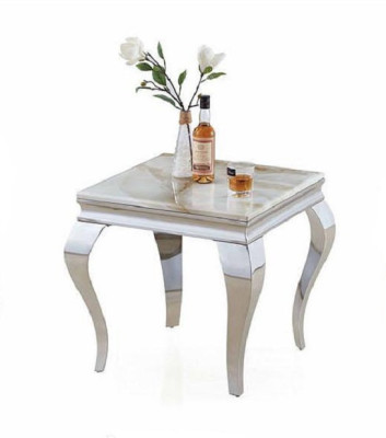 Bijzettafel Tafel Salontafel Bank Tafels Woonkamer Design Roestvrij Staal