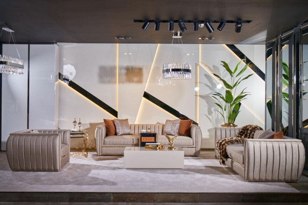 Luxe driezits bank 3-zitsbanken Modern designmeubilair Nieuw