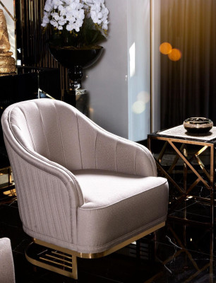 Bankstel Bank Luxe Fauteuil 3+1-zits Bank Salontafel Bijzettafel Set 4 stuks