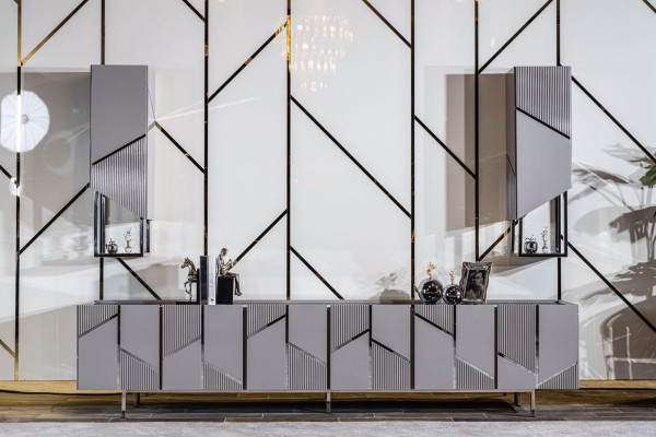 TV-standaard + 2x planken Sideboard tv Lowboard Woonkamer Hout Modern Nieuw
