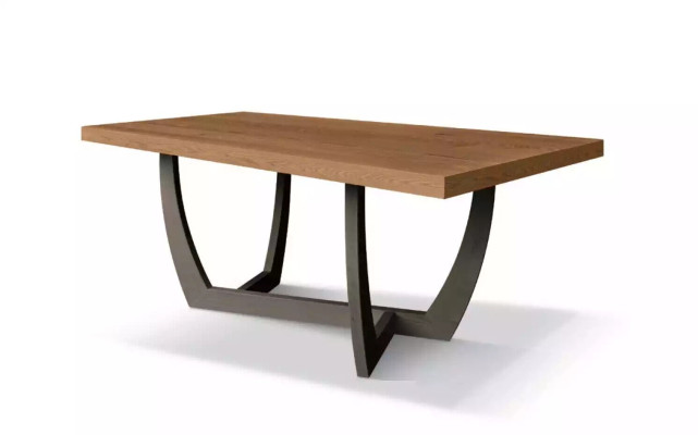 Eettafel 180 cm houten keukentafel Eettafels nieuw bruin Tafel modern Tafel