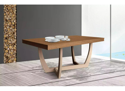Uittrekbare eettafel Keukentafel Eettafels Tafel van hout Houten tafel Modern