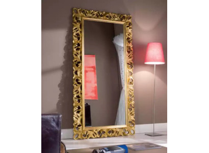 Klassieke design spiegel woonkamer dressoir luxe houten frame nieuw.