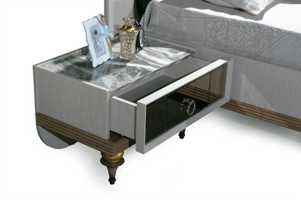 Luxe tafel nachtkastje ontwerp bijzettafel slaapkamer console tafels
