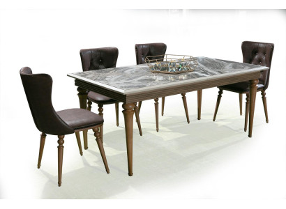 Eettafel Tafel Hout 180x100 Eetkamer bruin Eettafels Tafels Meubels Nieuw