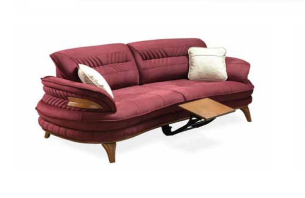 Driepersoons bank bekledde banken bankstellen woonkamermeubels klassiek