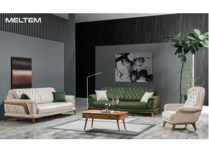 Garnituur Luxe woonkamer bankstel 331 zitsbank fauteuil banken 3-delig