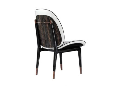 Eetkamerstoelen woonkamer bruin stijlvolle stoel met houten poten modern