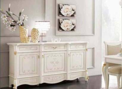 XXL Buffet Ladekast Kast Barok Rococo Dressoir Console Italiaanse meubels