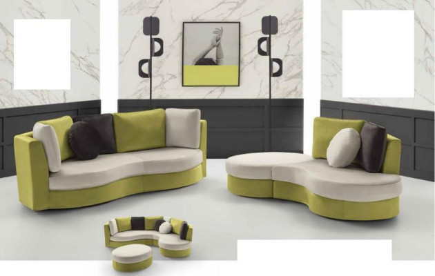 Bank Bank Hoekbank Italiaanse bankstellen Bankstel Meubels Stof alfitalia