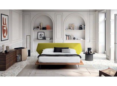 Ontwerpbed gestoffeerde luxe tweepersoons hotelbedden huwelijk 180x200cm slaapkamer textiel