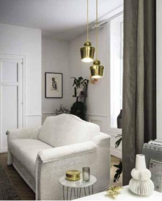 Woonkamerbank 3-zits Grijs Designmeubelen Gestoffeerde Banken Stoffen Bank 208 x 103cm  Woonkamerbank 3-zits Grijs Designmeubelen Gestoffeerde Banken Stoffen Bank 208 x 103cm