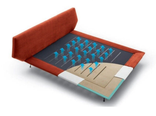 Tweepersoonsbed Bedden Ontwerp Bekleed Slaapkamer 200x200cm Modern Houten Bed Italië