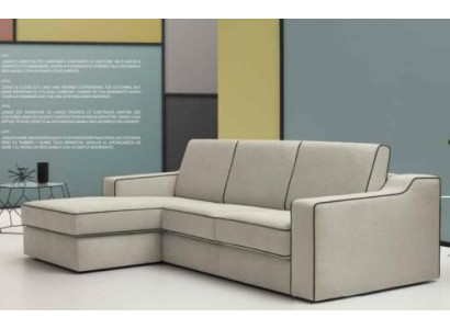 Design Textiel Moderne Bank Luxe Hoekbank L-vorm Meubels Bekleding Beige alfitalia